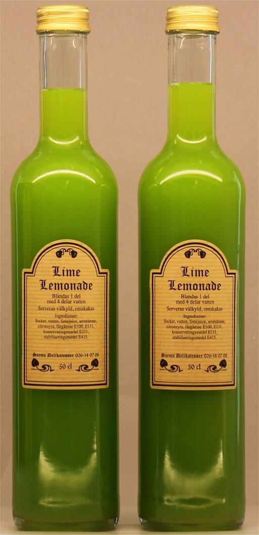 Lime Limonadi tiiviste/ Lime Lemonad50cl 1x6st